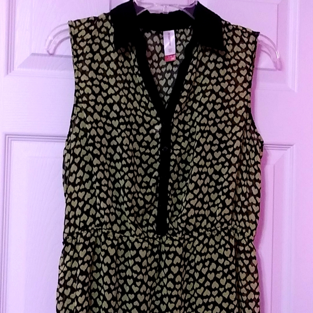 Green Hearts Dress